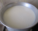 Foto del paso 1 de la receta: Kéfir casero de leche de la granja