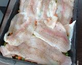 Tejszínes zöldséges hal 🐟 recept fázis 2 fotója