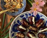 A picture of step 4 of Stuffed Dates| Ramadan Special.