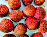 A picture of step 1 of Lychee Squash (Lychee Juice).
