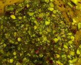 A picture of step 1 of Inside the Box - Truffle Fettuccine with Pistachio and Saffron Pesto.