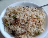 Gambar langkah 4 resipi Japanese Garlic Fried Rice with Chicken Teriyaki Onigiri by Rina.