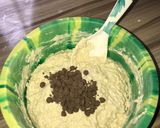 A picture of step 2 of Chocolate chips puff puff.