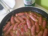Salchichas de cerdo con cerveza 🐷 🍻