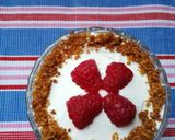 Egyszerű poharas málnás sajttorta recept fázis 9 fotója