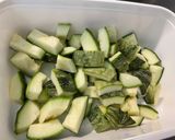 Une image de l'étape 9 de Minis chorizos grillés aux tomates et courgette ronde.