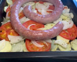 Foto del paso 5 de la receta: Butifarra al horno con patatas
