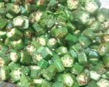 Fried masala bhindi recipe step 2 photo