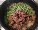 A picture of step 4 of Minestrone with Borlotti Beans and Purple Turnips.