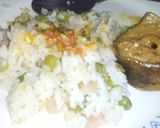 Foto del paso 4 de la receta: Bagre con arroz con camarones y verduras