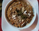 A picture of step 7 of Singhara Sesame Halwa.