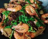 รูปขั้นตอนการทำที่ 4 ของ กุ้งอบวุ้นเส้น