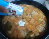 Foto langkah ke 5 dari resep Lodeh Tahu Tempe Terong.