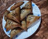 A picture of step 7 of Ozbek Samosas.