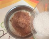 A picture of step 5 of Biscuit shake.