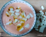 Foto del paso 5 de la receta: Salmorejo de manzana y pera