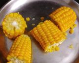 A picture of step 1 of Tandoori corn.