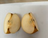 A picture of step 1 of Korean Pear Juice.