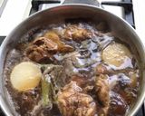 รูปขั้นตอนการทำที่ 1 ของ ไก่ตุ๋นพะโล้หล่อฮังก๊วย