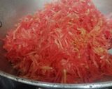 A picture of step 2 of Carrot Halwa with Khoya.