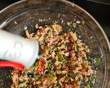 A picture of step 6 of Tuna Tostadas.