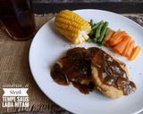 Foto langkah ke 11 dari resep Steak Tempe Saus Lada Hitam.