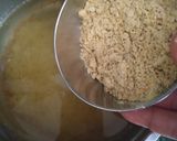 A picture of step 2 of Sattu - Row mango Cooler.