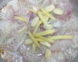A picture of step 2 of Aloo Matar Gosht.
