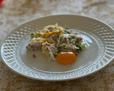 Foto del paso 4 de la receta: Huevos con brocoli, jamón y parmesano en el micro