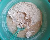 A picture of step 2 of Soft Layered Brown chapos.