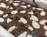 Foto langkah ke 5 dari resep Brownies Panggang 1 Telur Shiny Crust.