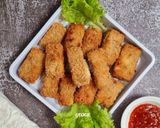 Foto langkah ke 8 dari resep Nugget tempe sayur krispi.