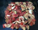 Une image de l'étape 11 de Duo d'aubergines, tomate et gingembre.