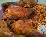 Foto del paso 7 de la receta: Pollo rojo