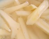 A picture of step 1 of Garlic fries.