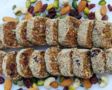 A picture of step 3 of Dates and nuts roll.
