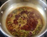 A picture of step 4 of Neem flower rasam.