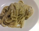 A picture of step 3 of Cacio e Pepe.