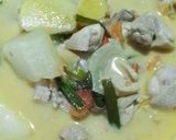 รูปขั้นตอนการทำที่ 6 ของ ต้มกะทิไก่ใส่ฟัก