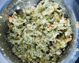 A picture of step 3 of Mix sprouts falafel.