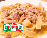 Foto del paso 5 de la receta: Ragù Bianco di Salsicce e Tagliatelle