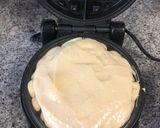 Foto del paso 3 de la receta: Waffles salados, rellenos de jamón y queso
