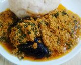 A picture of step 3 of Pounded yam.