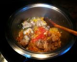 Foto del paso 3 de la receta: Lentejas Pardina con costillas, calabacín y pencas de remolacha