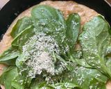 A picture of step 4 of Spinach Wrap.