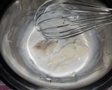 A picture of step 1 of Orange lemon posset shoters.