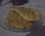 Foto langkah ke 3 dari resep Nasi goreng selimut.