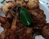 Foto langkah ke 4 dari resep Rendang Ayam dan Telur.