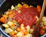 Foto del paso 4 de la receta: Guiso de carne con papa y zanahoria