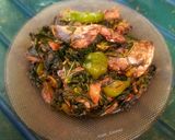 Foto langkah ke 4 dari resep Tumis Daun Singkong Ikan Peda.